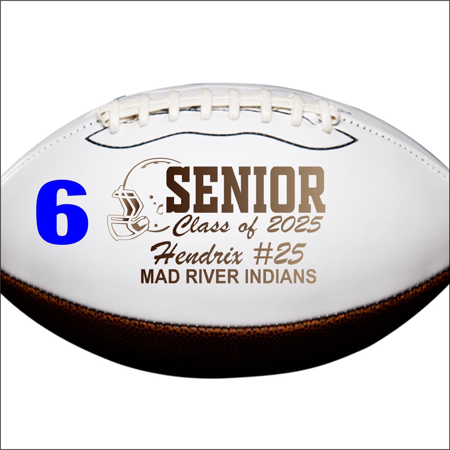 2027 Senior Football Gift Class of 2027 Gift Personalized Football Football Gift Senior Keepsake