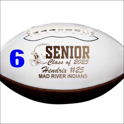 2027 Senior Football Gift Class of 2027 Gift Personalized Football Football Gift Senior Keepsake