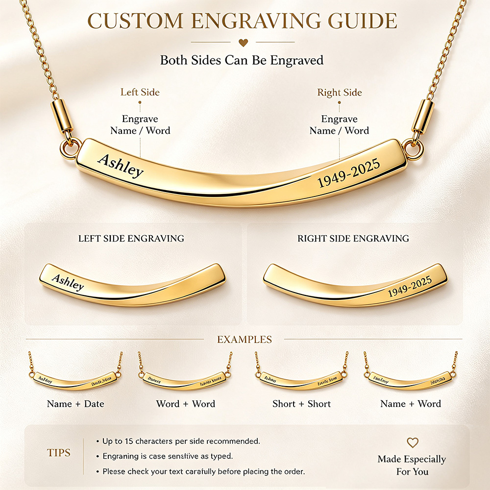 Personalized Cremation Urn Necklace – 14K Gold Plated Memorial Keepsake Jewelry with Custom Engraving