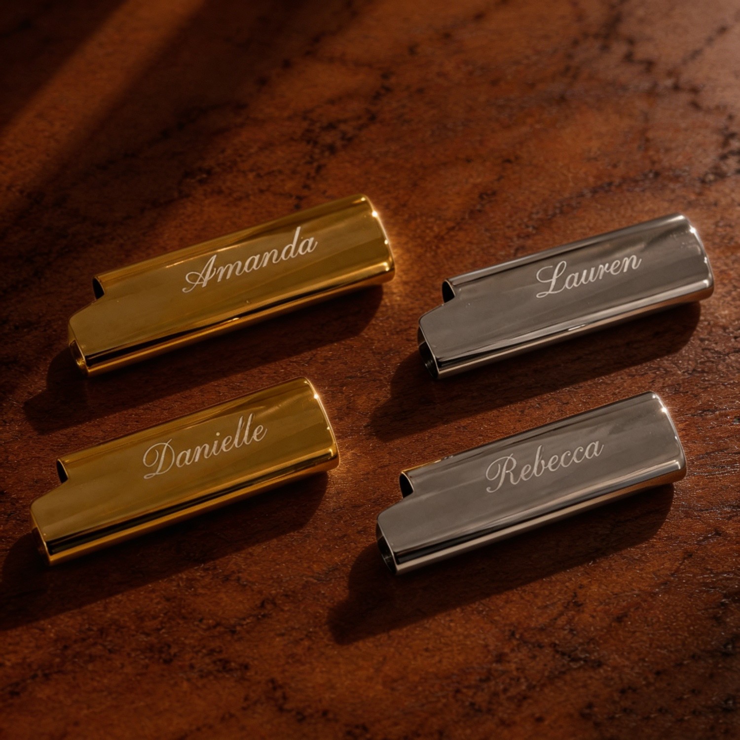 Personalized BIC Lighter Case, Custom Engraved Lighter Holder, Monogram Bridesmaid Gift, Bridesmaid Proposal Gift, Personalized Gift for Her