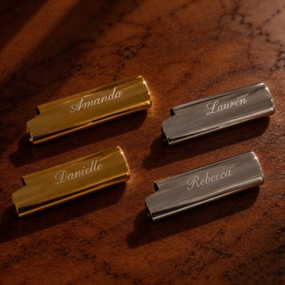 Personalized BIC Lighter Case, Custom Engraved Lighter Holder, Monogram Bridesmaid Gift, Bridesmaid Proposal Gift, Personalized Gift for Her