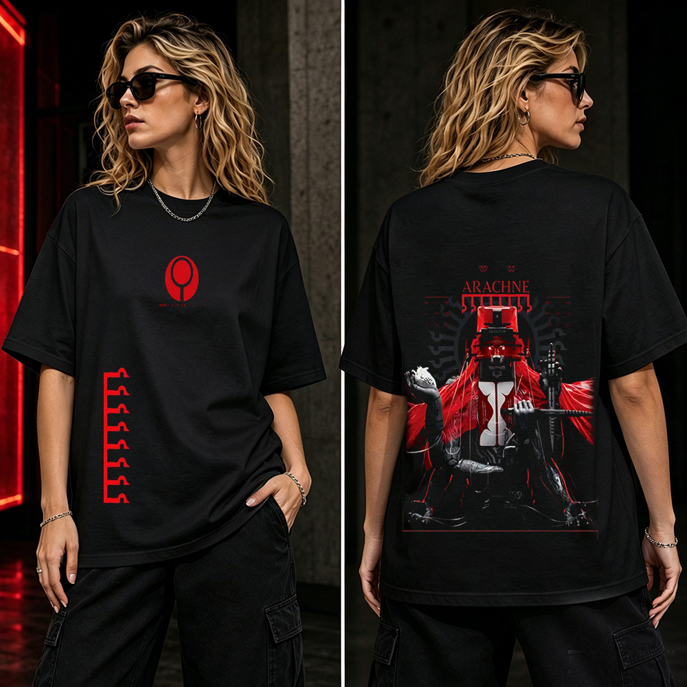 Marathon Arachne Cyber Cult Graphic T-Shirt – Dark Sci-Fi Gamer Streetwear Tee