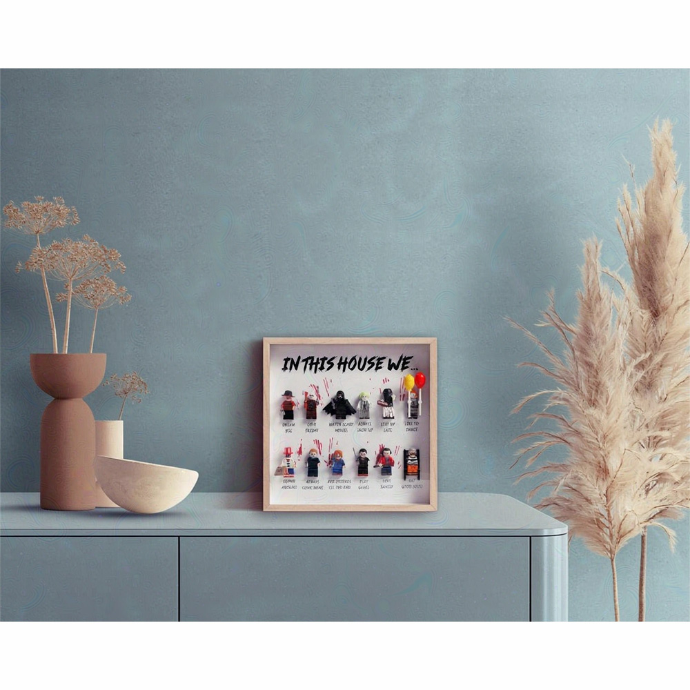 Personalized Horror Movie Shadow Box Frame – Custom Halloween Scary Gift for Horror Fans