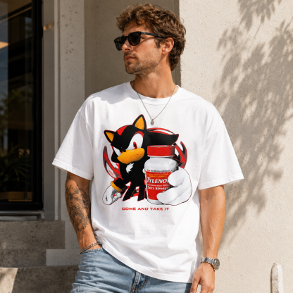 [Copy]Charlie Smiling Friends Graphic Oversized Streetwear T-Shirt – Cartoon Character College Print Tee