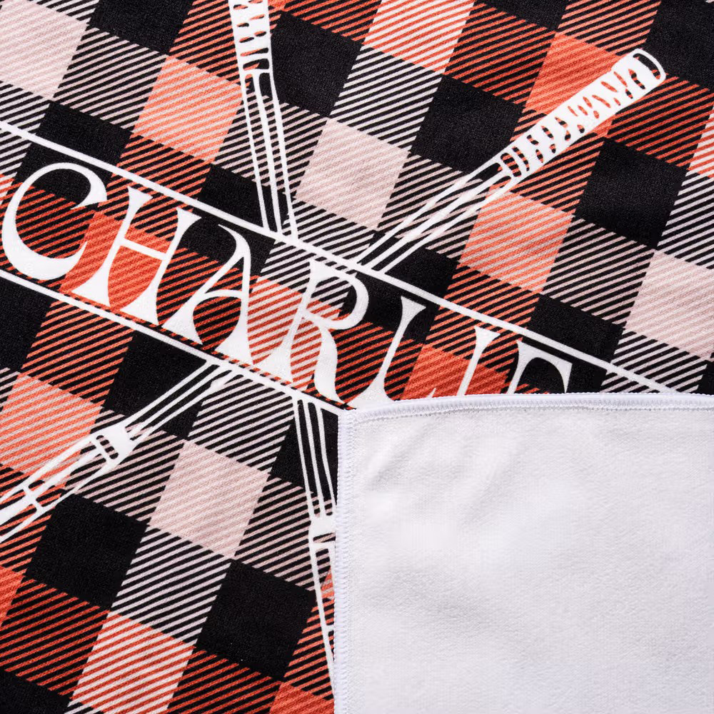 Personalized Plaid Golf Cart Seat Cover with Golf Club Wreath, Custom Name & Initial Golf Cart Accessory, Gift for Golfers