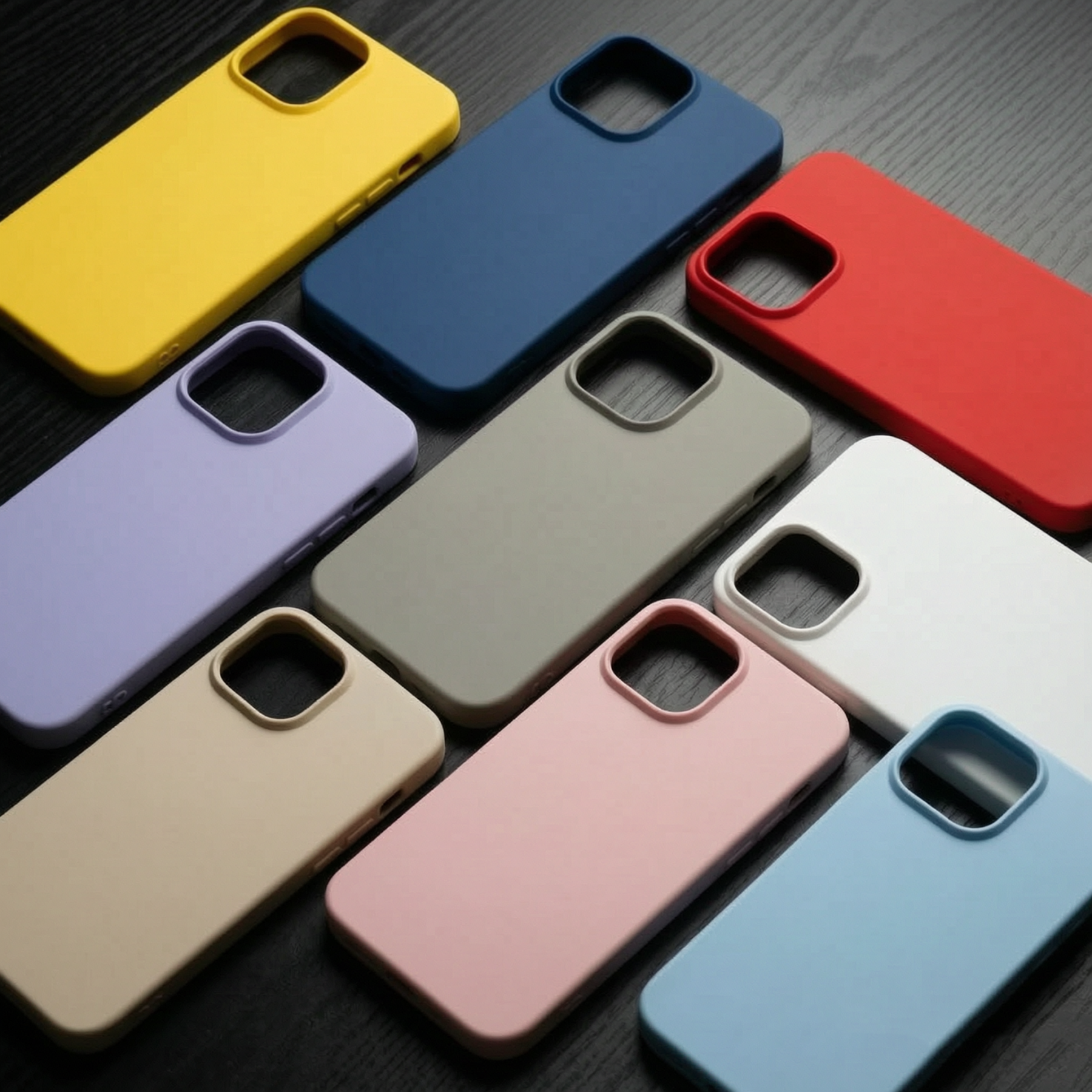 Custom Minimalist Initial Phone Case · Premium Shockproof Protection · Stylish & Modern