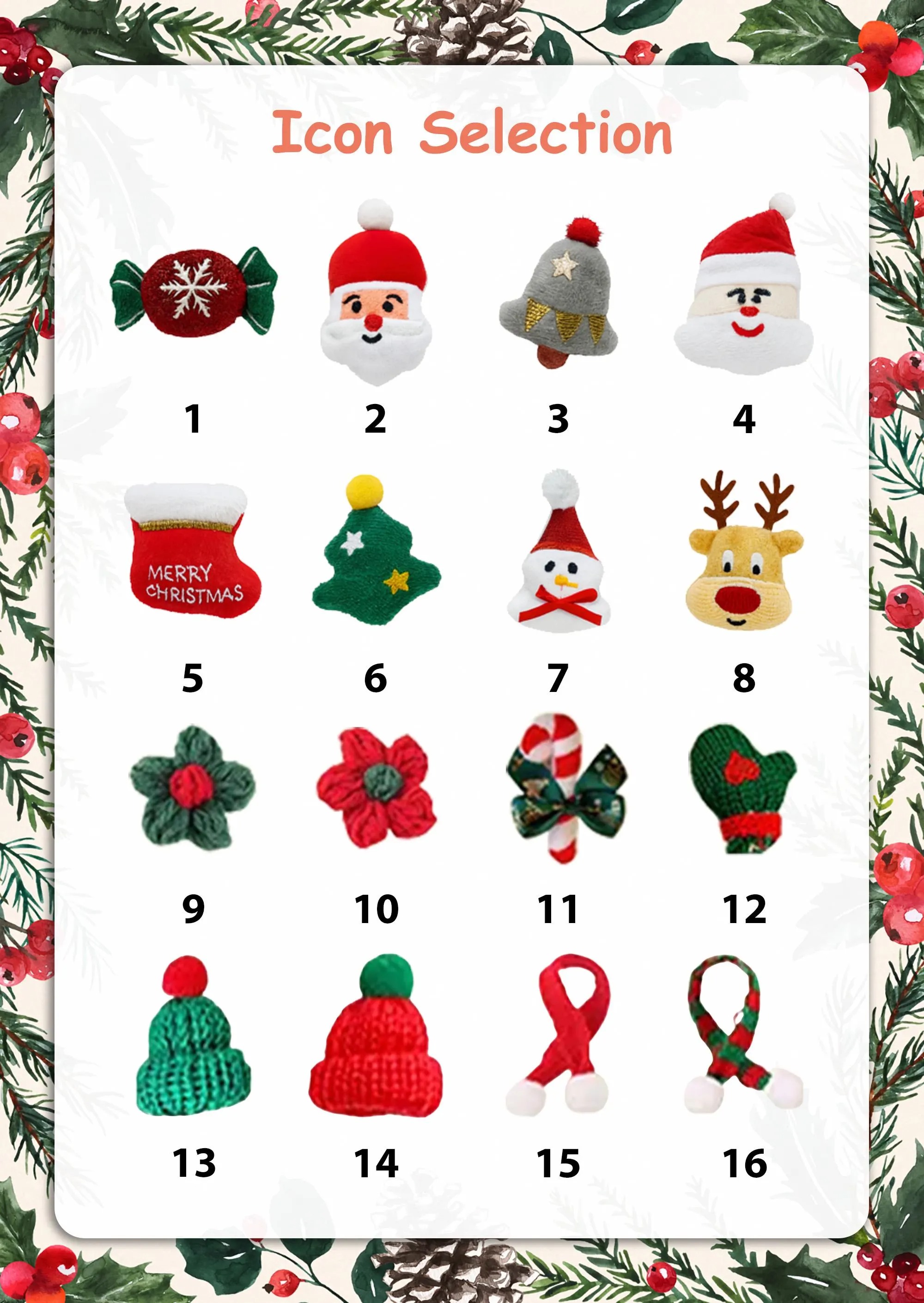 Personalized Christmas Advent Calendar – Custom Name Embroidered Fabric Countdown with 24 Pockets, Red or Green Strap, Reusable Holiday Decor for Kids & Families