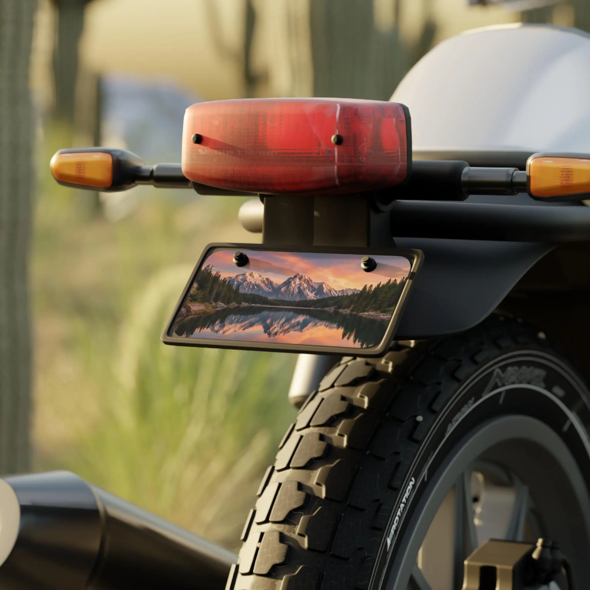 Custom Photo License Plate – Personalized Picture & Text Vanity Plate for Cars, Trucks & Motorcycles | Unique Gift with Your Photo or Logo