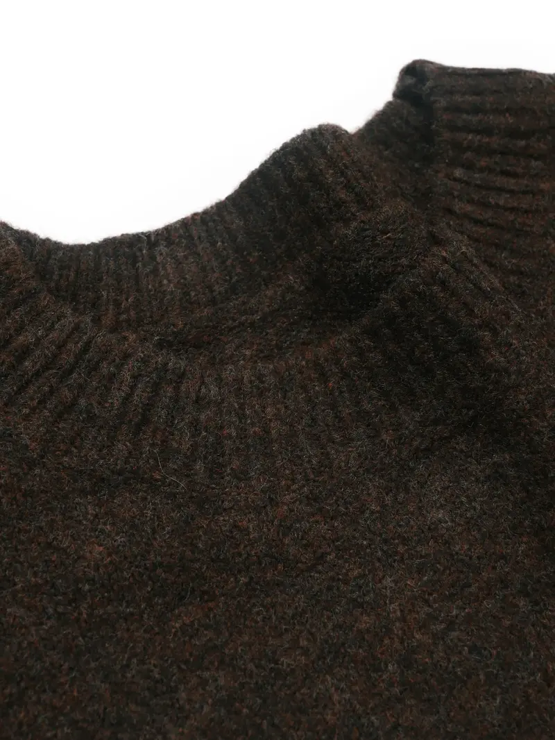 Women's Drop Shoulder Split Hem Oversized Loose Fit Baggy Sweater, Casual Basic Minimalist Long Sleeve Round Neck Jumper, Women's Knitwear Top for Fall & Winter, Sweaters for Women Womenswear Women's Drop Shoulder Split Hem Oversized Loose Fit Baggy Sweater, Casual Basic Minimalist Long Sleeve Round Neck Jumper, Women's Knitwear Top for Fall & Winter, Sweaters for Women Womenswear