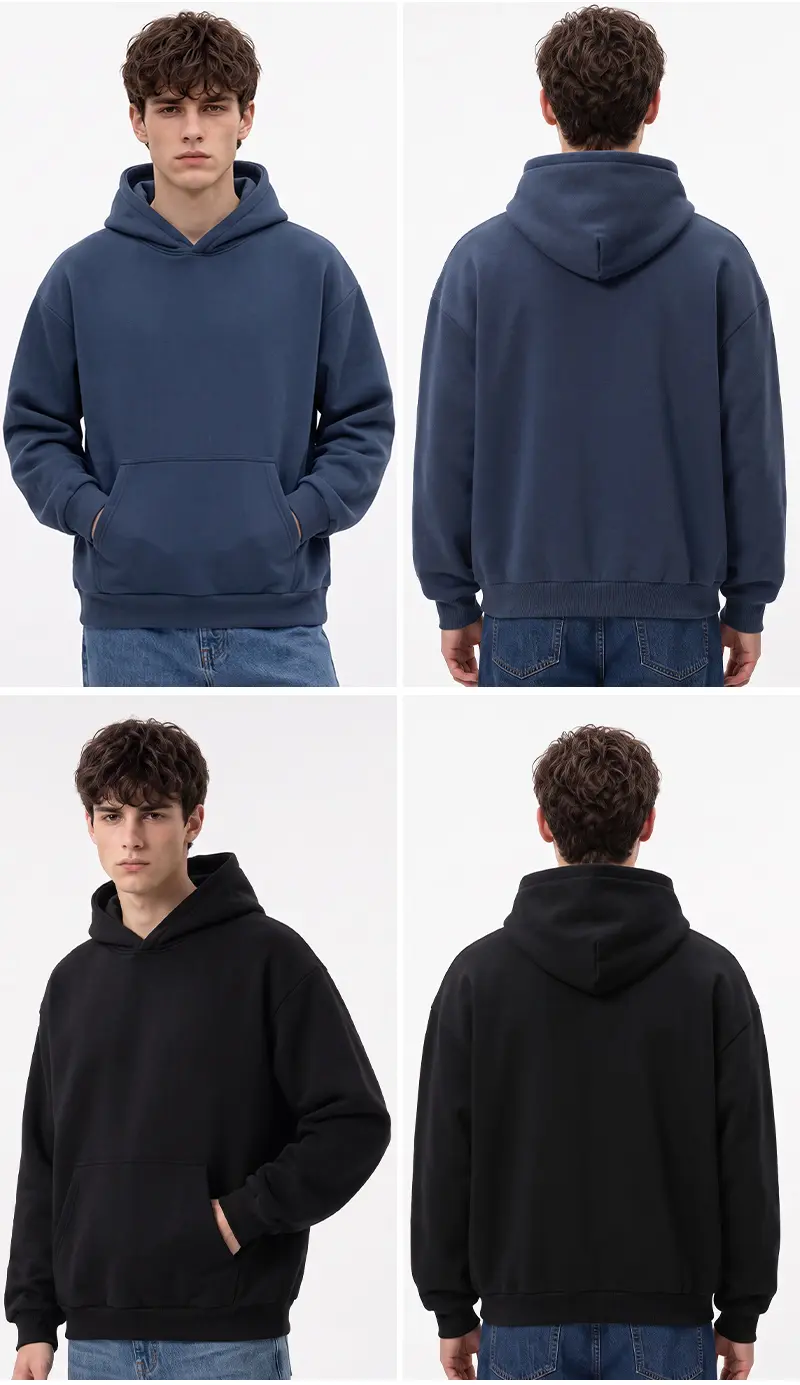 Unisex  Hoodie  Long Sleeve Pullover Regular Fit Soft Breathable Durable Everyday Machine Washable Casual Outdoor Urban Street Wear Black Beige