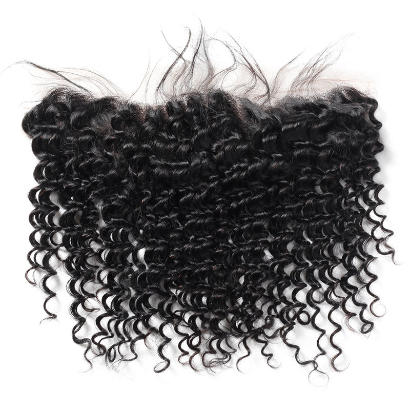 Deep Wave Ear To Ear 13*4 Lace Frontal Closure