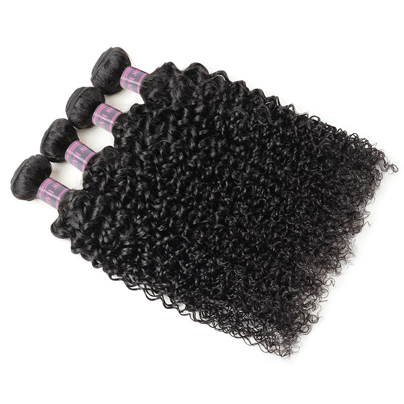 Ishow Curly Hair Bundles Peruvian Human Hair