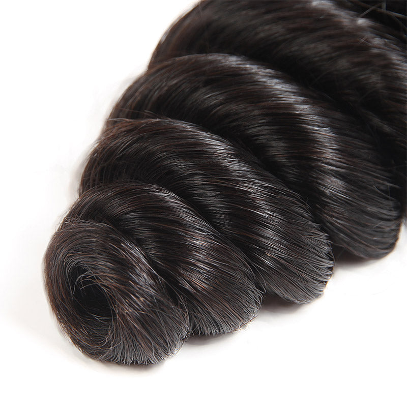 Close-Up of 12a Grade Brazilian Human Hair Bundle, Smooth and Shiny Texture