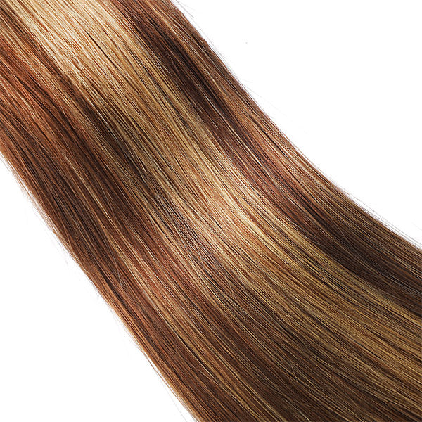 Ishow Hair P4/27 Honey Blonde Straight Hair Wave Sample  Human Hair Bundles 8-30 Inch - IshowHair
