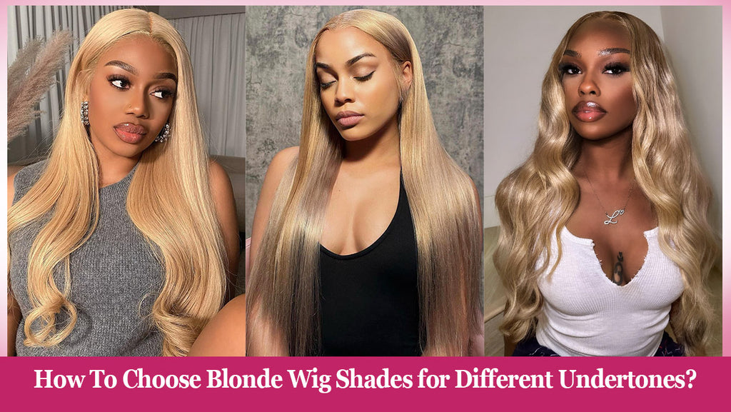 Beautiful Girl with Perfect Blonde Wig