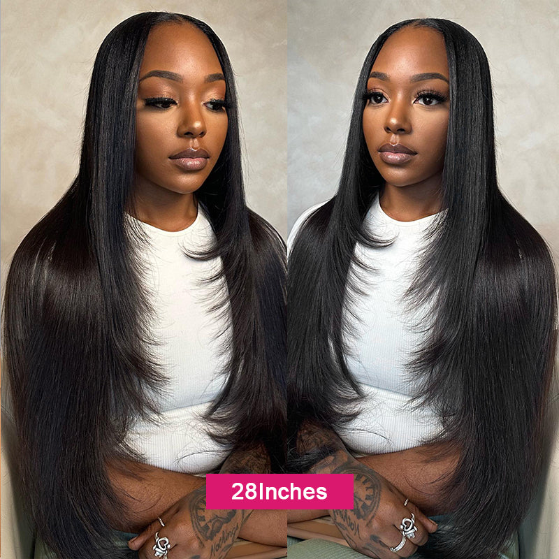 Ishow Layered Cut Glueless Wig - 28 Inches