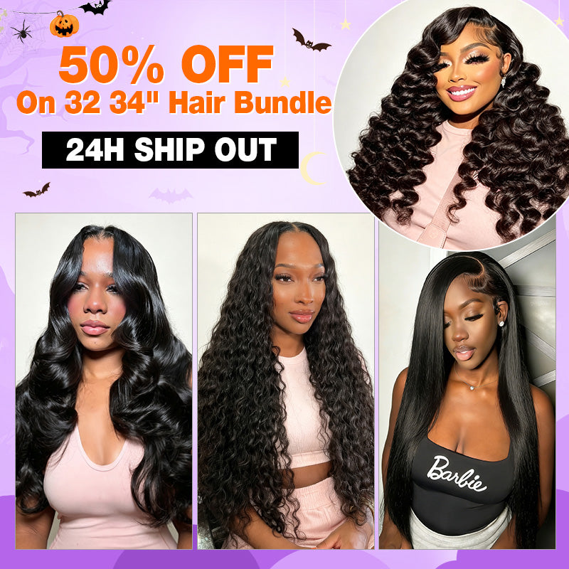 50% Off On Long Inch 32 34" Hair Bundle