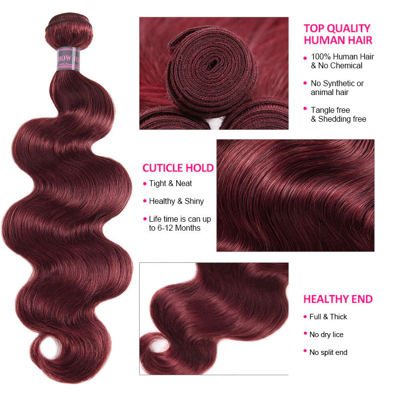 Luscious Body Wave Perfection! Enjoy bouncy, defined waves that offer voluminous, glamorous texture and effortless style.
