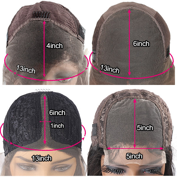 Ishow Hair Transparent Loose Wave Wig, Unprocessed 13"x6"x1" Lace Part 13"x4" 13"x6" Lace Frontal 5"x5" Lace Closure Human Hair Wigs - IshowHair