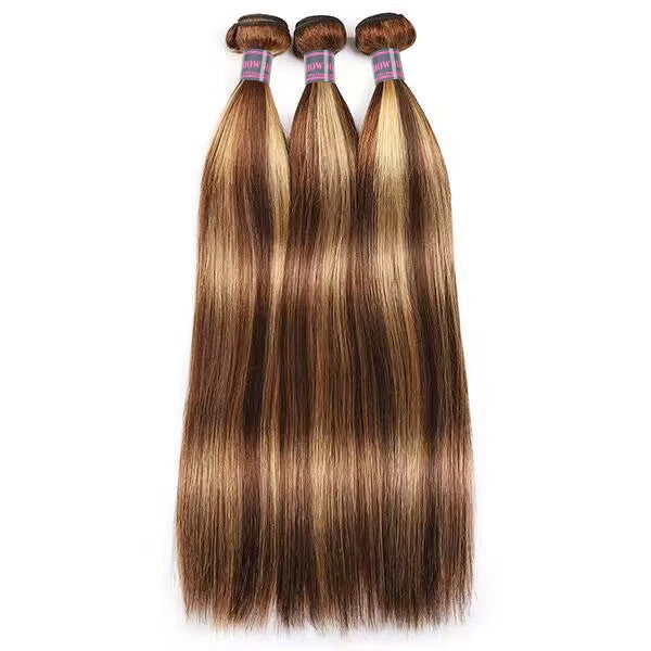 Ishow Three Bundles P4/27 Straight Human Hair Bundle On Display