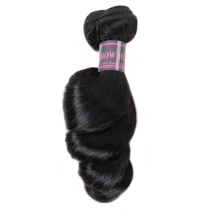 Ishow Loose Wave Hair Bundles 1Pc 8-28inch 100% Human Hair Weave Bundles Remy Hair Extensions - IshowVirginHair
