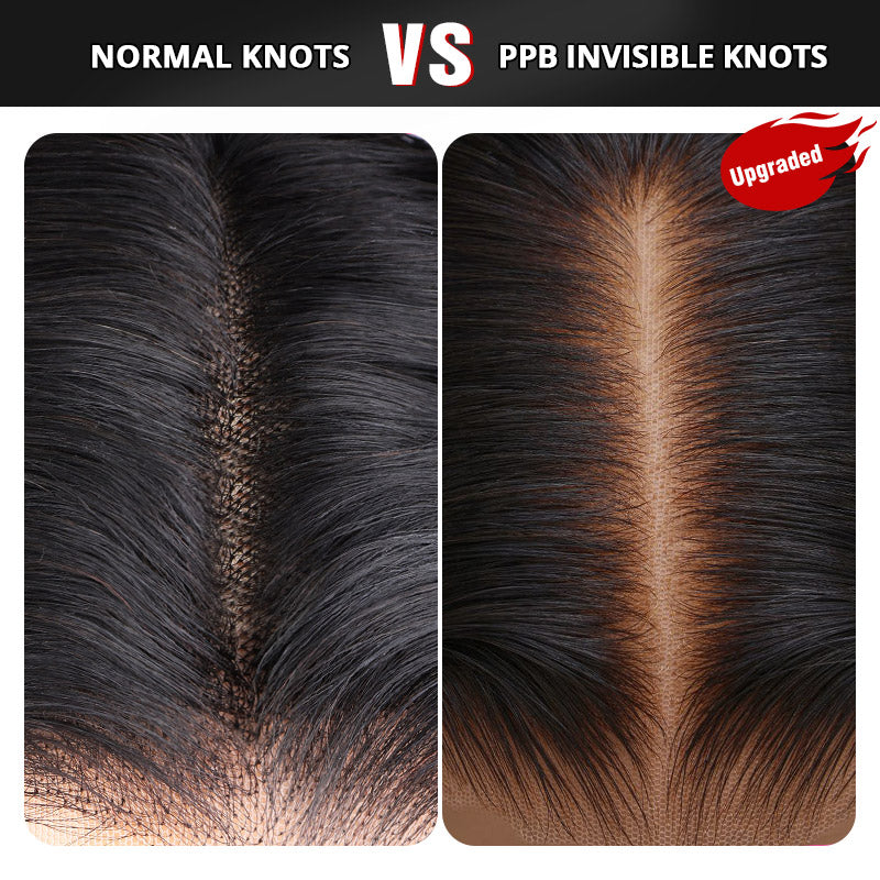 Comparison of Normal Knots vs PPB Invisible Knots On Human Hair Wigs