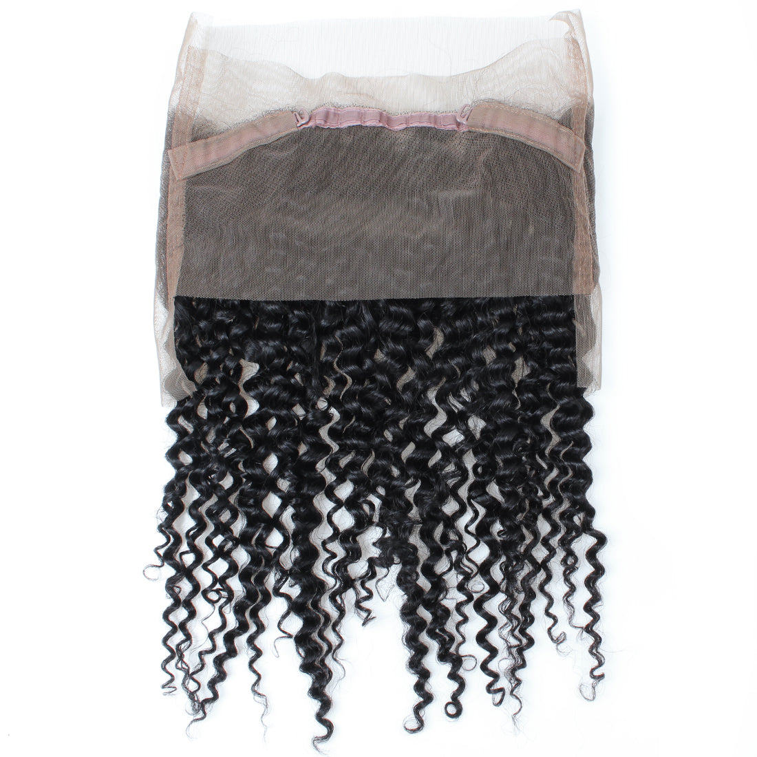 Curly Hair Weave 2 Bundles with 360 Lace Frontal Ishow Human Hair Extensions