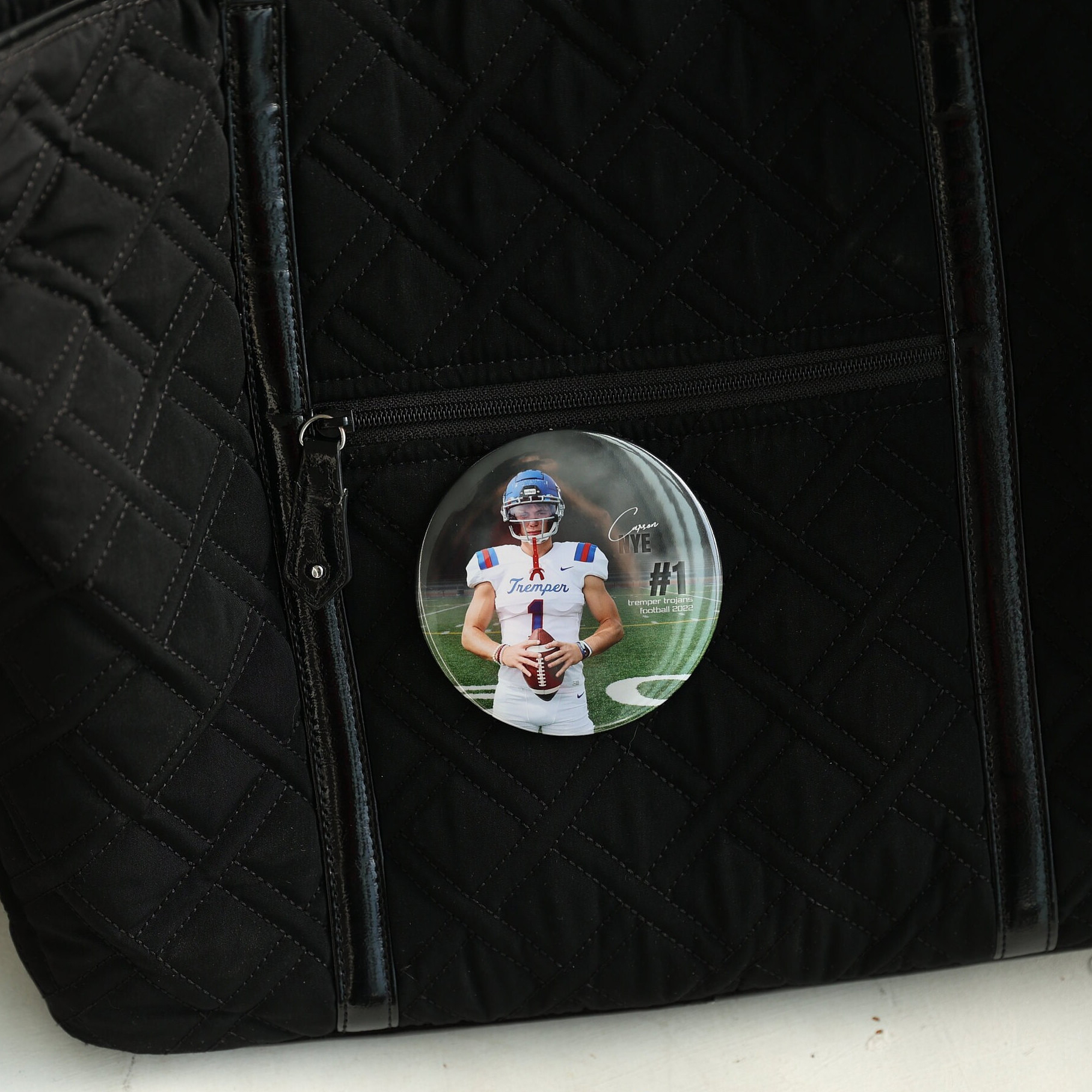 Personalized Custom Photo Button, Pin Back Photo Badge, Available in 2.25", 2.5" & 3" Sizes