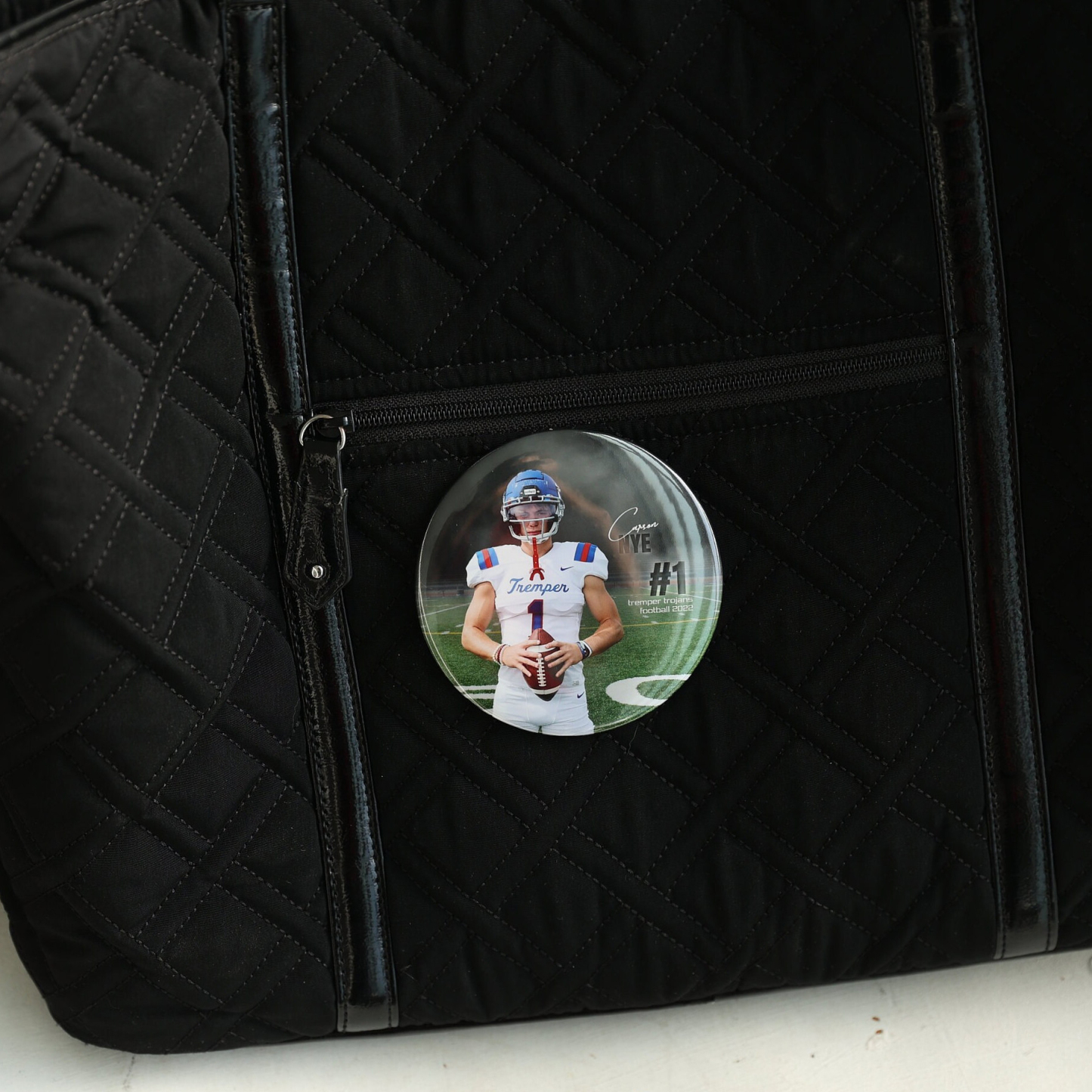 Personalized Custom Photo Button, Pin Back Photo Badge, Available in 2.25", 2.5" & 3" Sizes