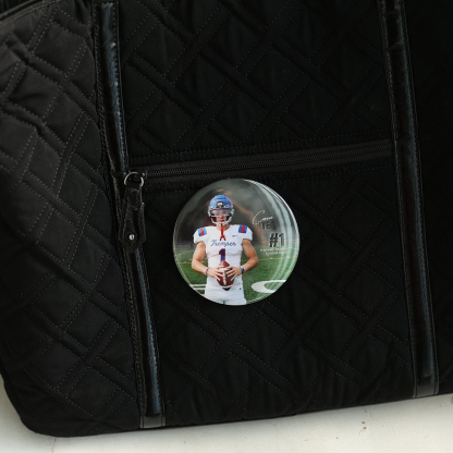 Personalized Custom Photo Button, Pin Back Photo Badge, Available in 2.25", 2.5" & 3" Sizes