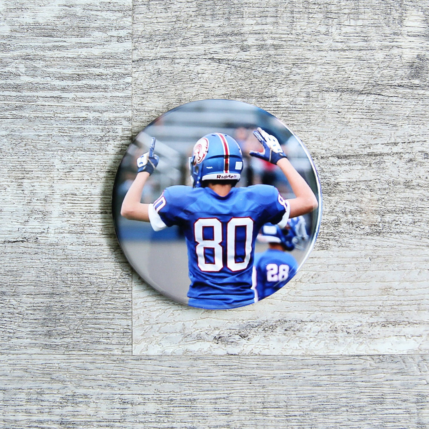 Personalized Custom Photo Button, Pin Back Photo Badge, Available in 2.25", 2.5" & 3" Sizes