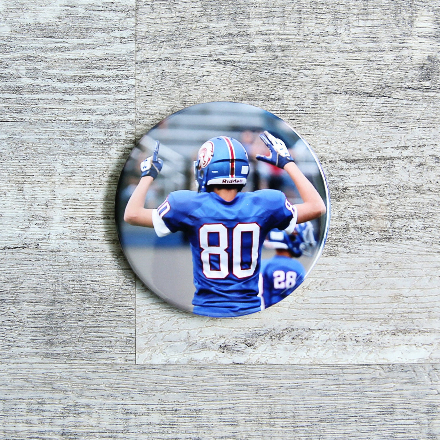 Personalized Custom Photo Button, Pin Back Photo Badge, Available in 2.25", 2.5" & 3" Sizes
