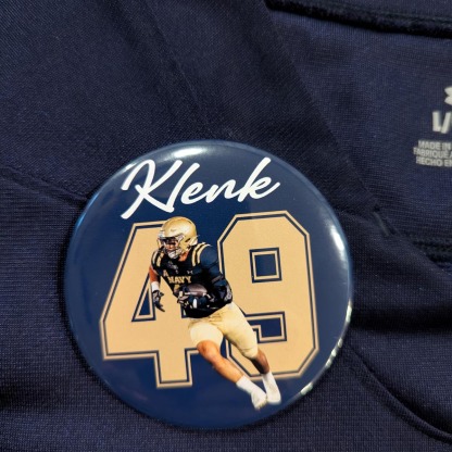 Personalized Sports Photo Button Custom Athlete Pin Senior 2026 Cheer Dance Soccer Softball Volleyball Game Day