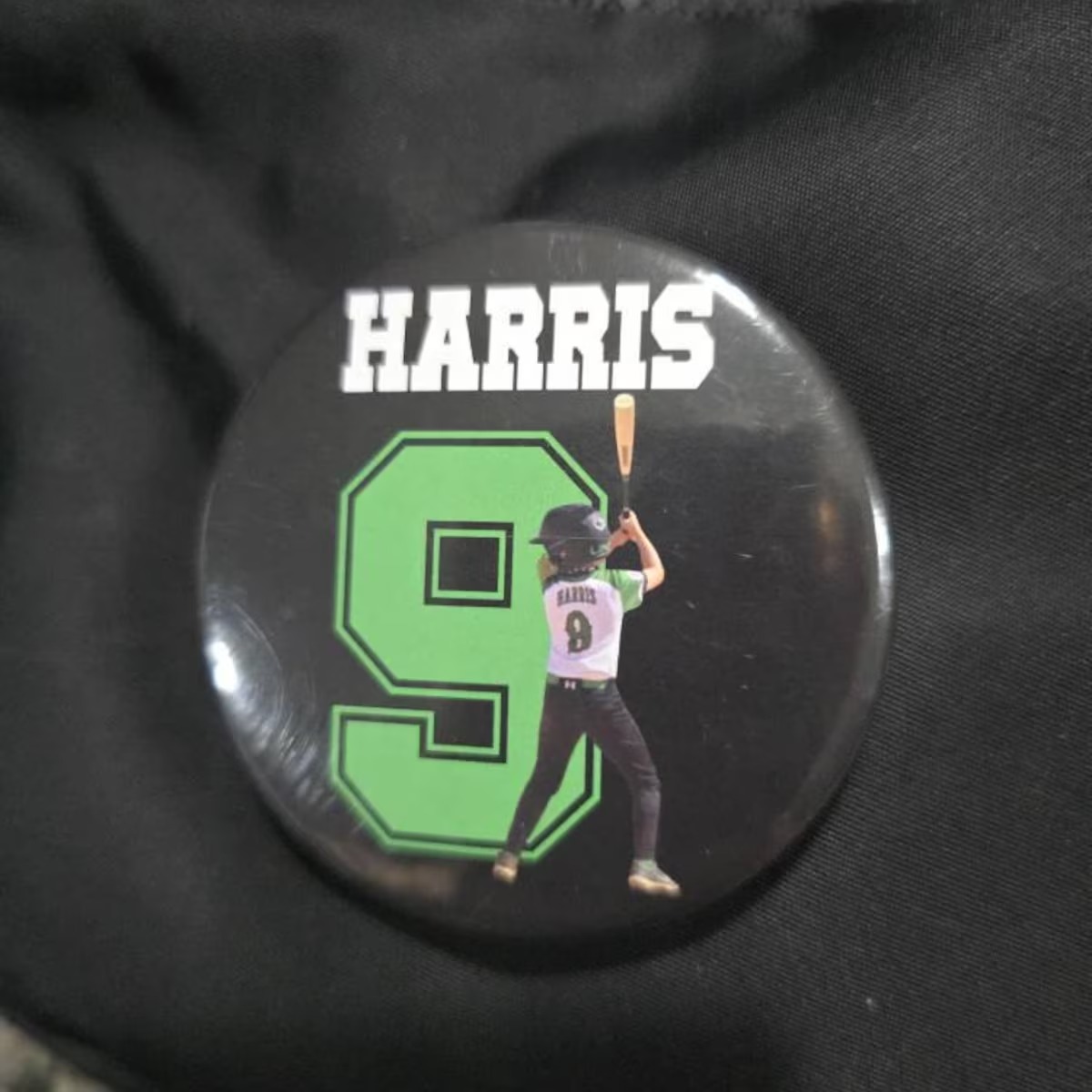 Personalized Sports Photo Button Custom Athlete Pin Senior 2026 Cheer Dance Soccer Softball Volleyball Game Day