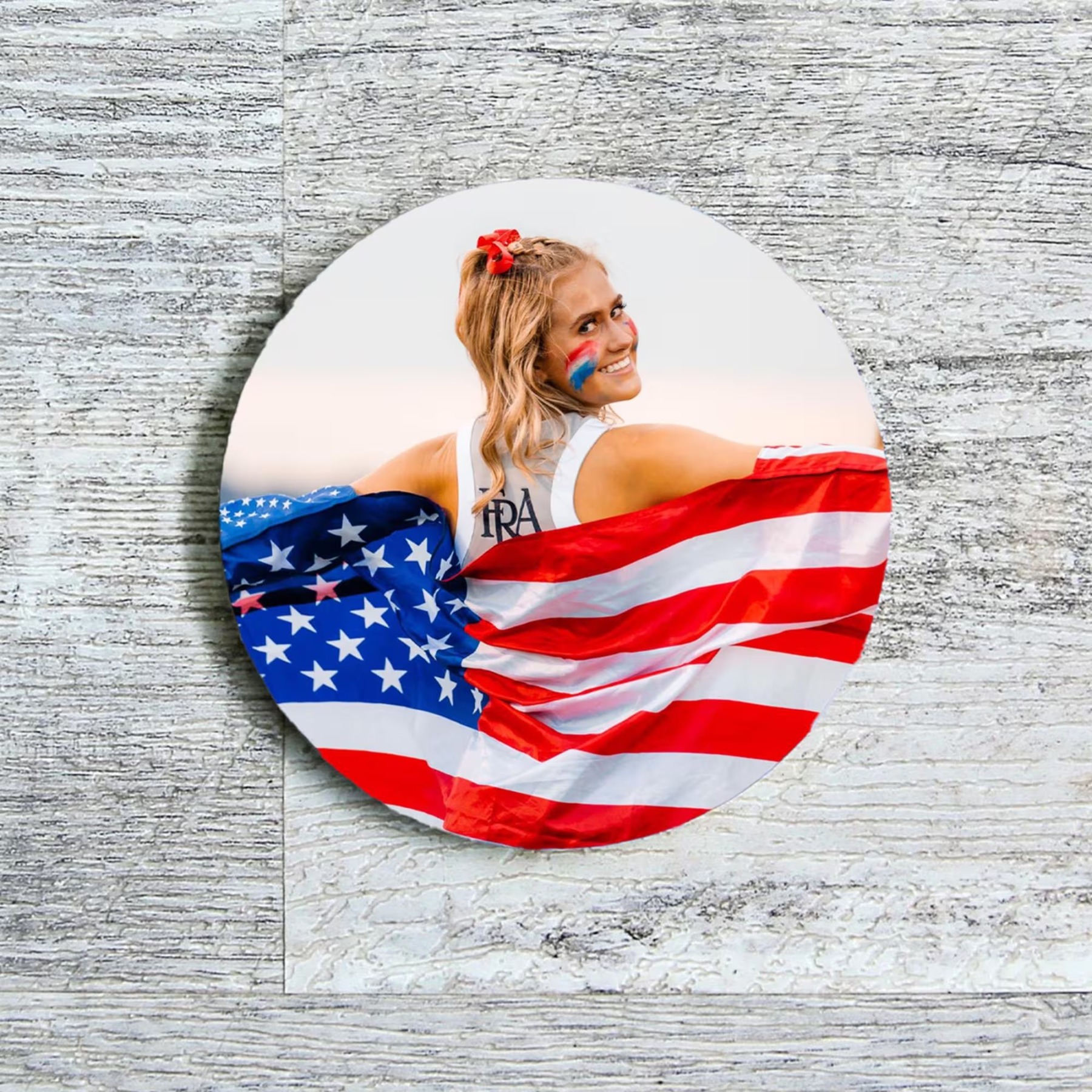 Personalized Custom Photo Button, Pin Back Photo Badge, Available in 2.25", 2.5" & 3" Sizes