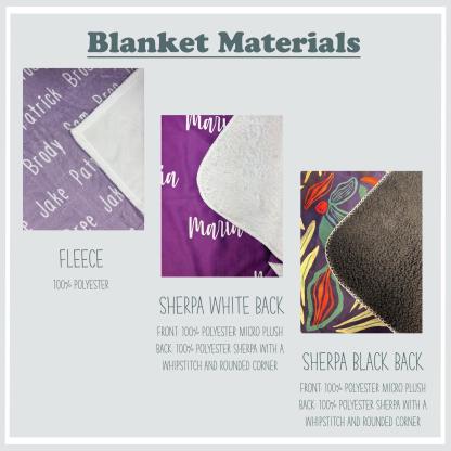 Personalized Football Blanket – Custom Name & Jersey Number, Soft Flannel Fleece, Multiple Sizes