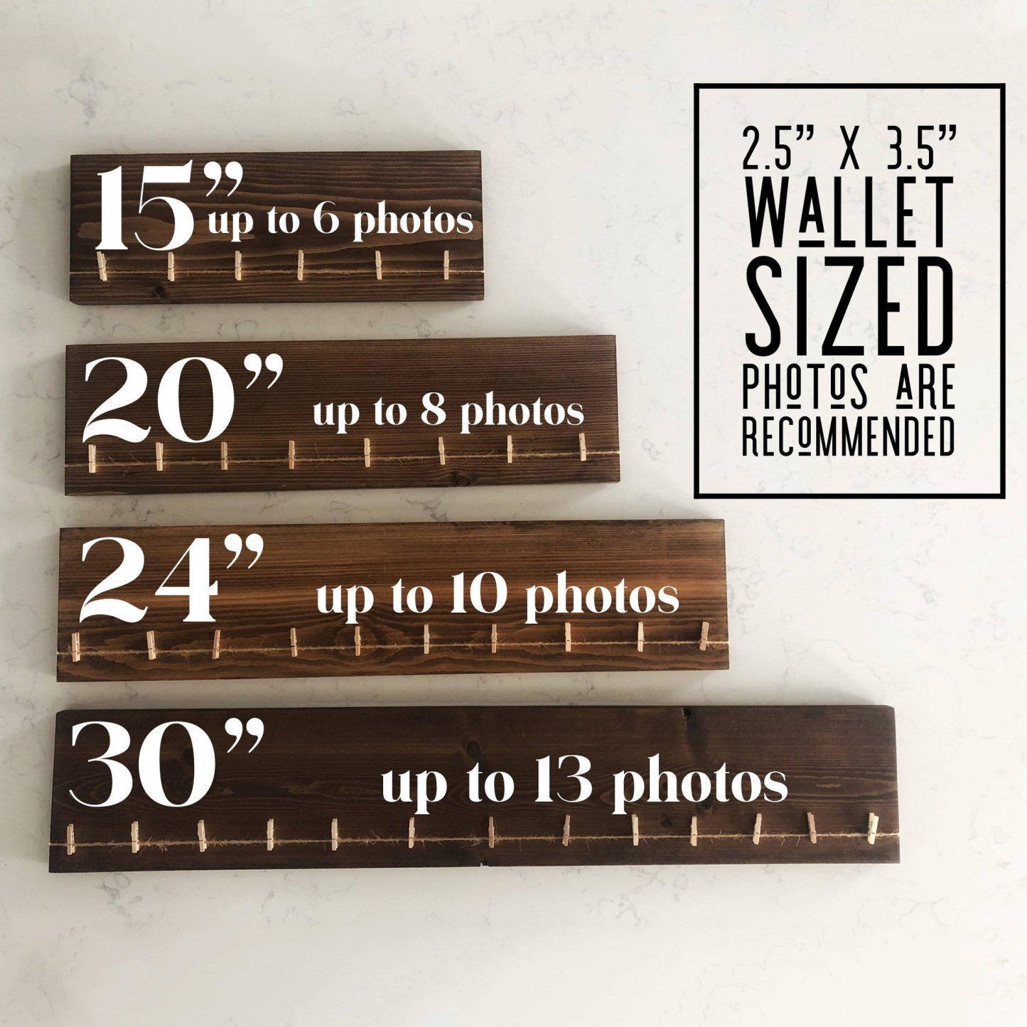 Personalized Grandkids Photo Display Wooden Sign Custom Grandchildren Names and Photos for Grandma and Grandpa