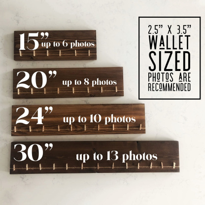 Personalized Grandkids Photo Display Wooden Sign Custom Grandchildren Names and Photos for Grandma and Grandpa