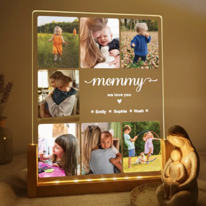 Personalized Nana Photo Collage Gift from Grandkids Custom Family Picture Keepsake