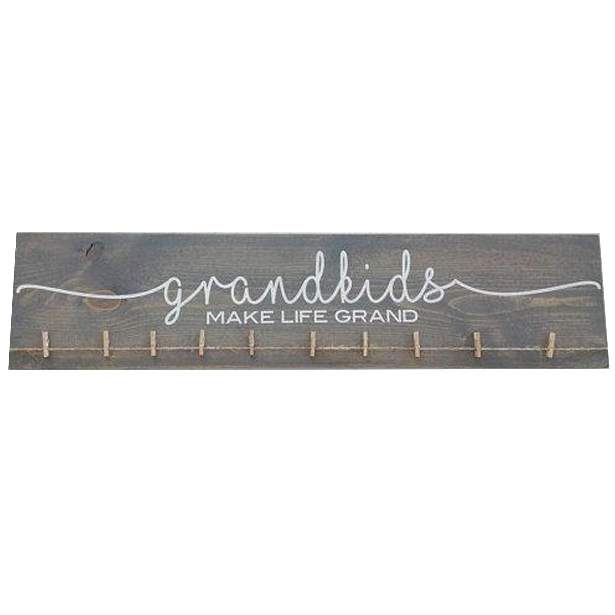Personalized Grandkids Photo Display Wooden Sign Custom Grandchildren Names and Photos for Grandma and Grandpa
