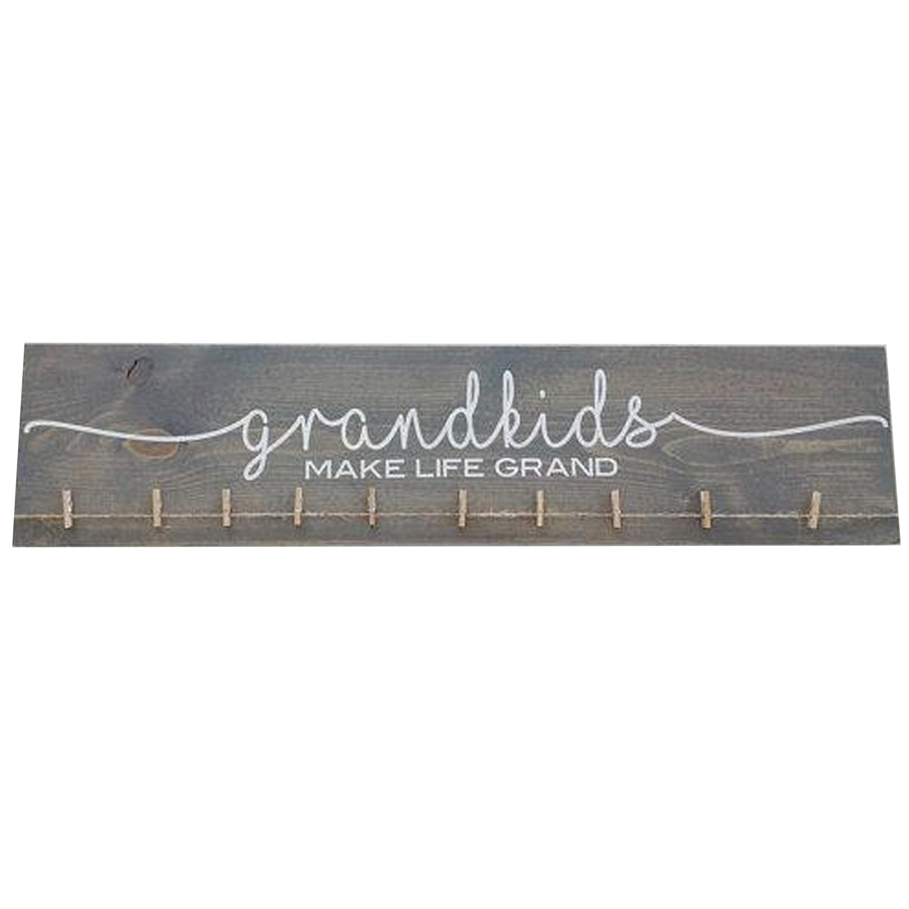 Personalized Grandkids Photo Display Wooden Sign Custom Grandchildren Names and Photos for Grandma and Grandpa