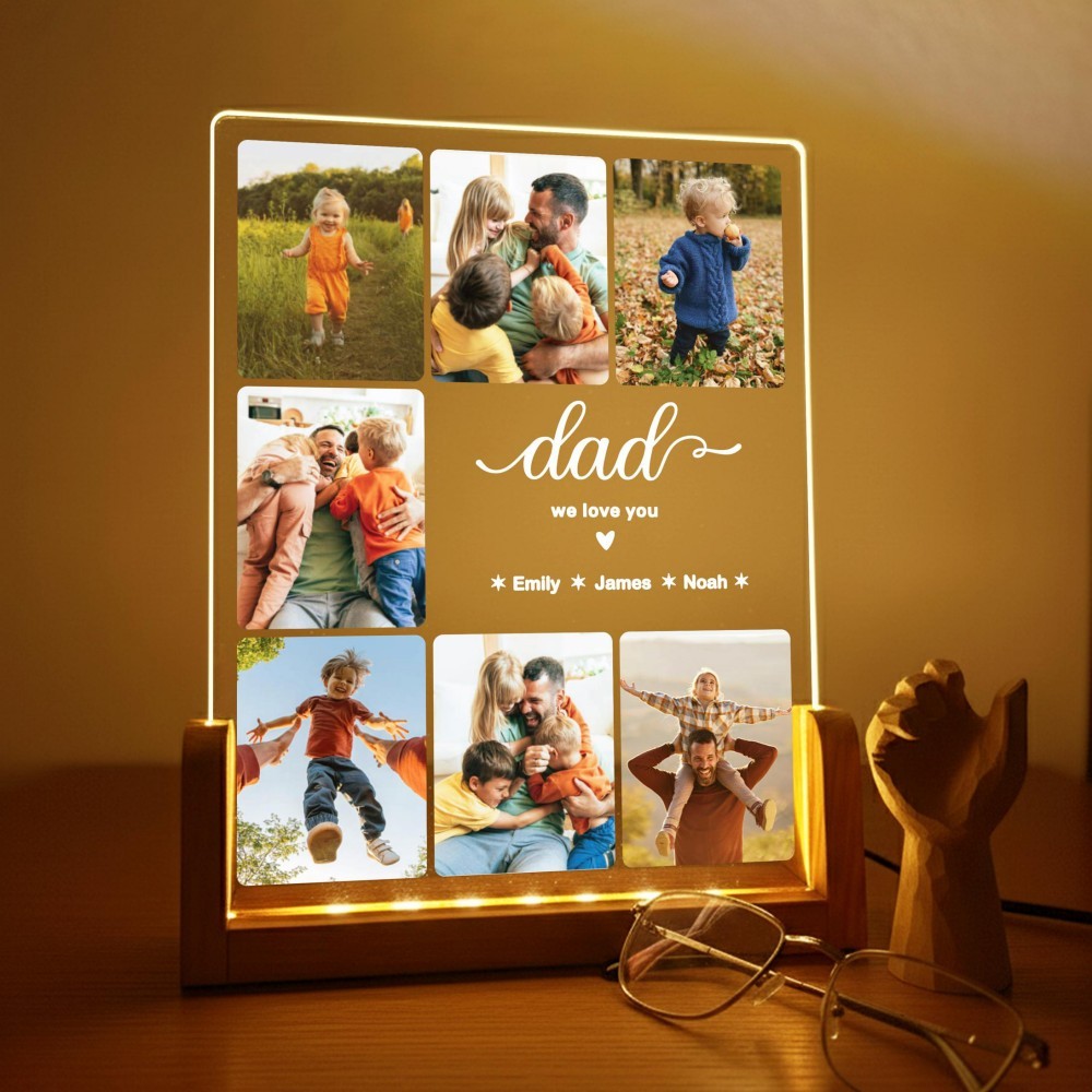 Personalized Nana Photo Collage Gift from Grandkids Custom Family Picture Keepsake
