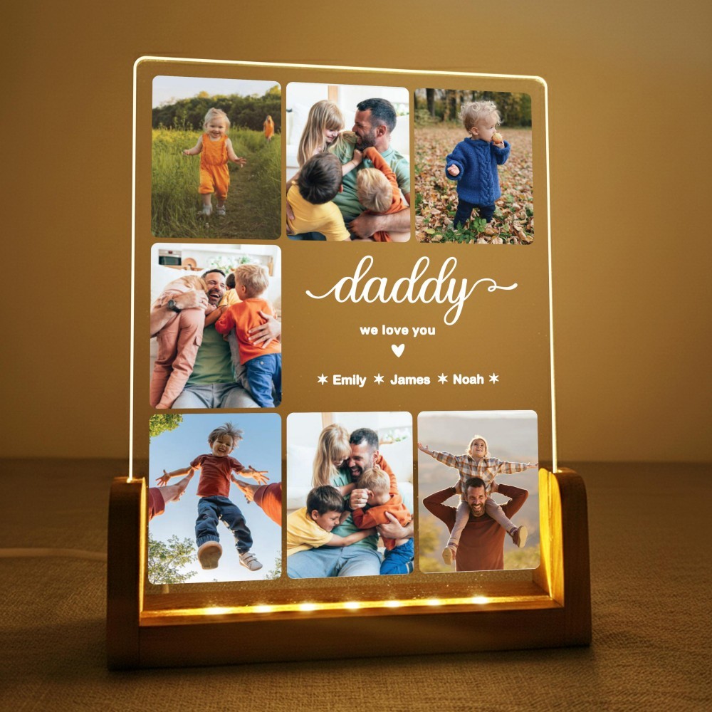 Personalized Nana Photo Collage Gift from Grandkids Custom Family Picture Keepsake