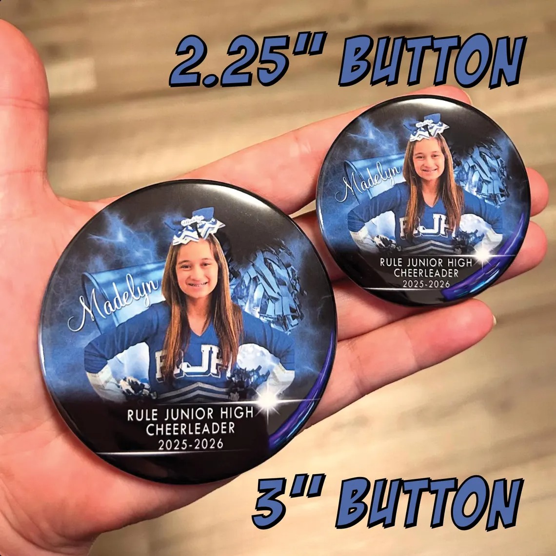 Personalized Football Team Photo Pin Custom Player Name Jersey Number Senior Night Game Day Gift