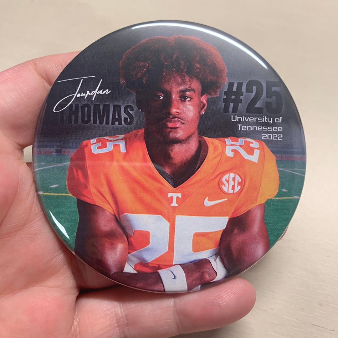 Personalized Football Team Photo Pin Custom Player Name Jersey Number Senior Night Game Day Gift