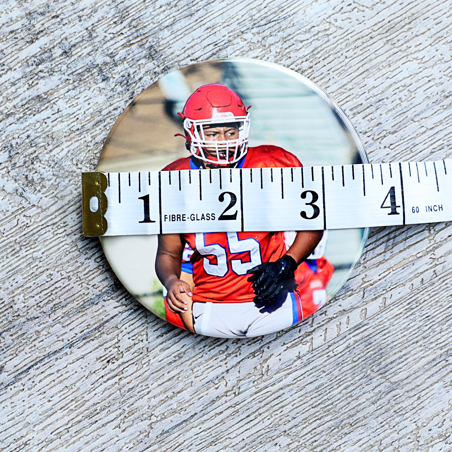 Personalized Custom Photo Button, Pin Back Photo Badge, Available in 2.25", 2.5" & 3" Sizes