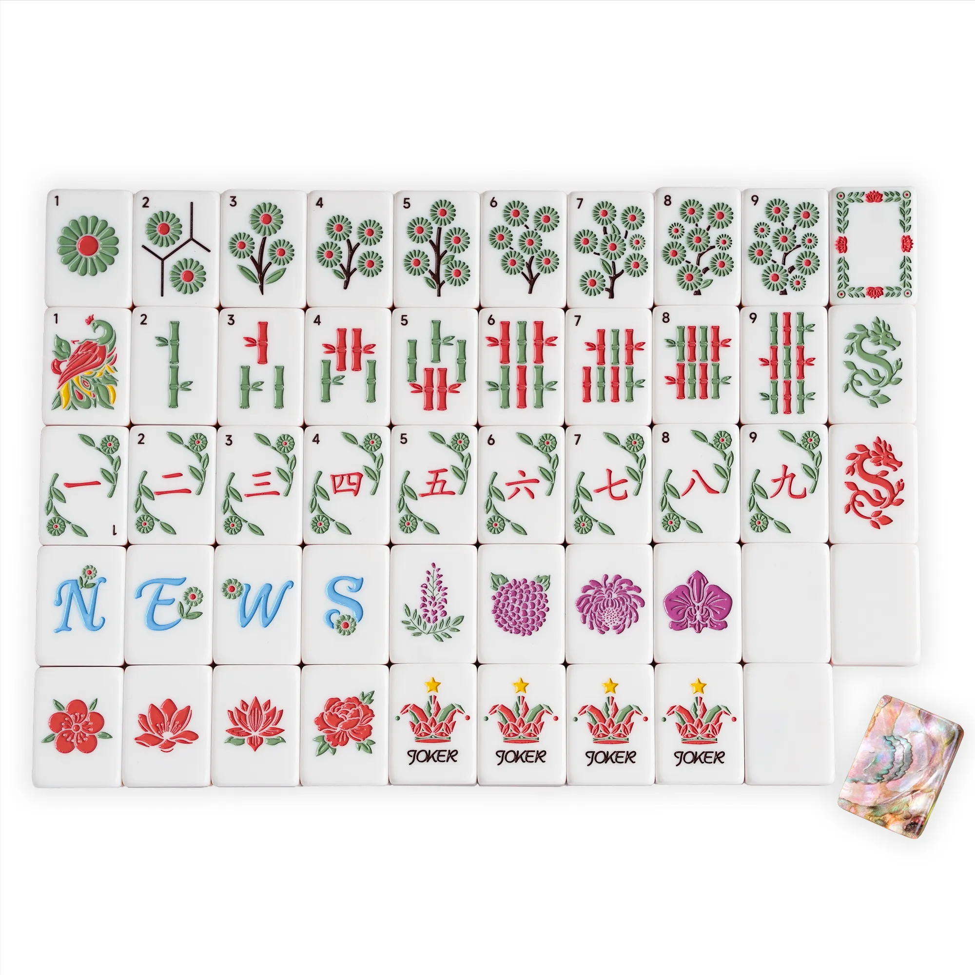 Ocean Beach Seashell Mahjong Tiles product view 2