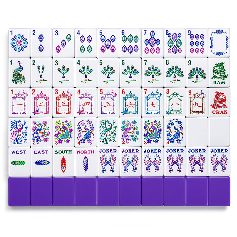 Peacock Royale Mahjong Tiles product view 3