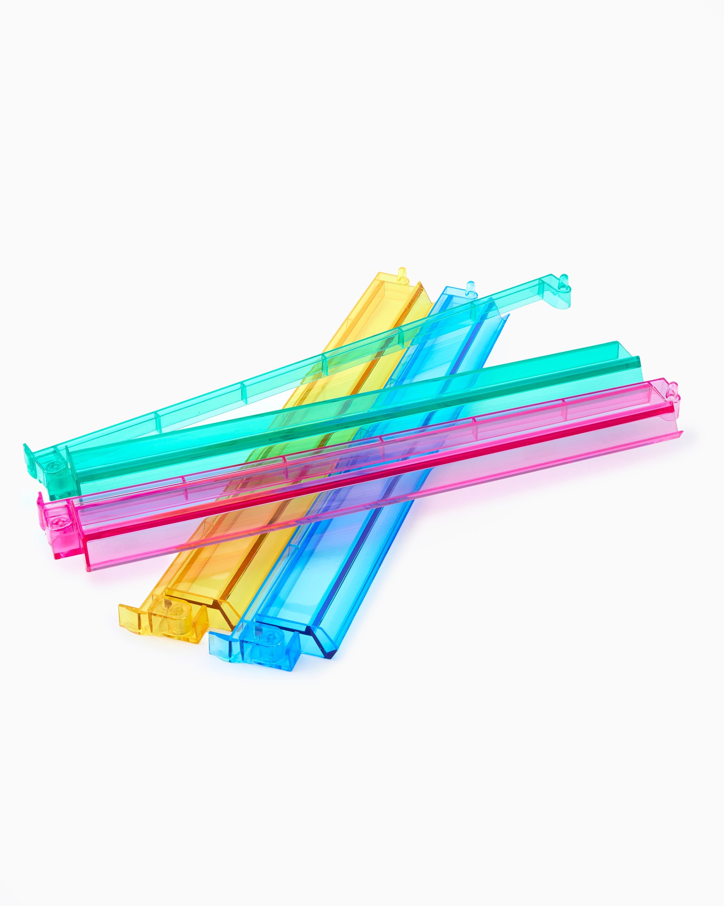 Multicolor Acrylic Rack & Pusher Set by Mahjong At Four