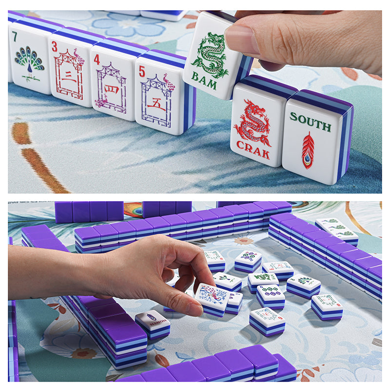 Peacock Royale Mahjong Tiles product view 4
